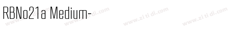 RBNo21a Medium字体转换